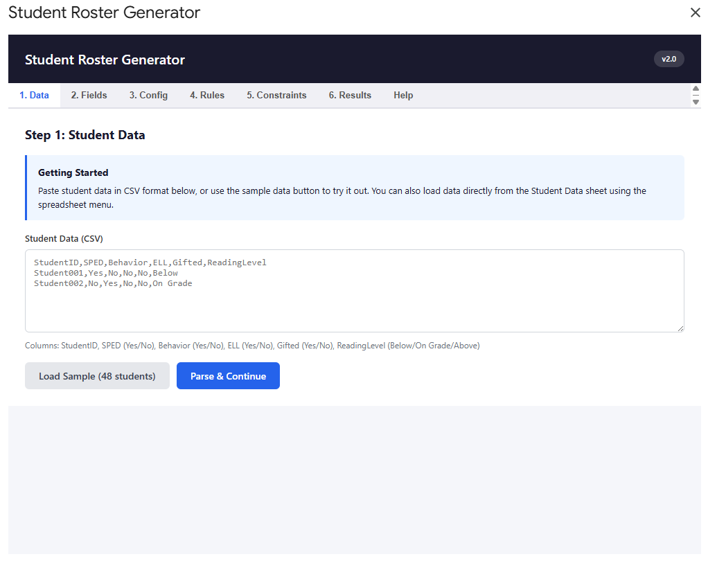 Student Roster Generator – Brady Licht