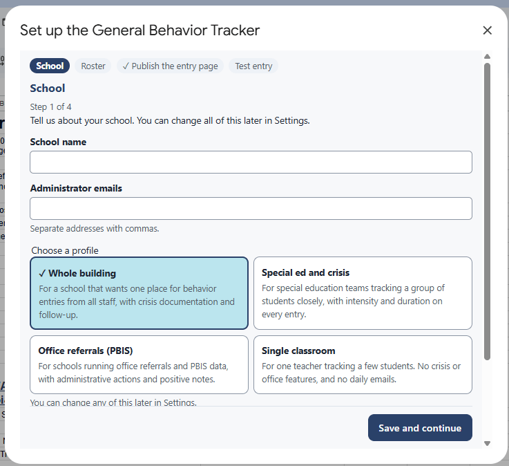 General Behavior Tracker – Brady Licht